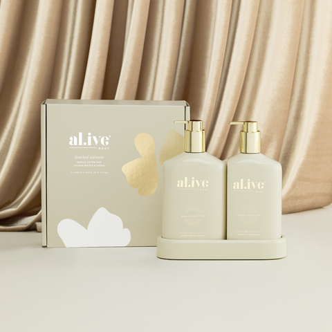 Al.ive - Limited Edition Wash & Lotion Duo - Golden Wattle & Citrus