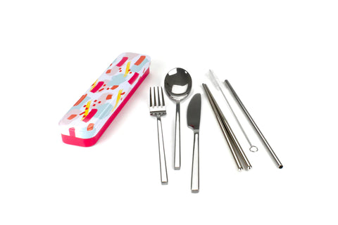 Retro Kitchen - Carry Your Cutlery-Colour Splash