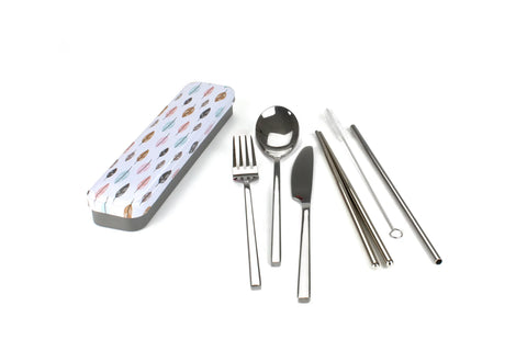 Retro Kitchen - Carry Your Cutlery-Leaves