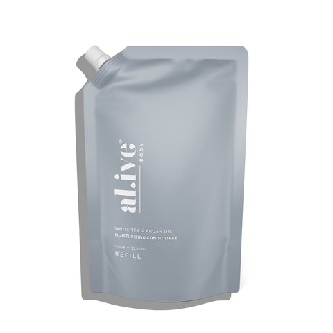 Al.ive - Moisturising Conditioner Refill - White Tea & Argan Oil