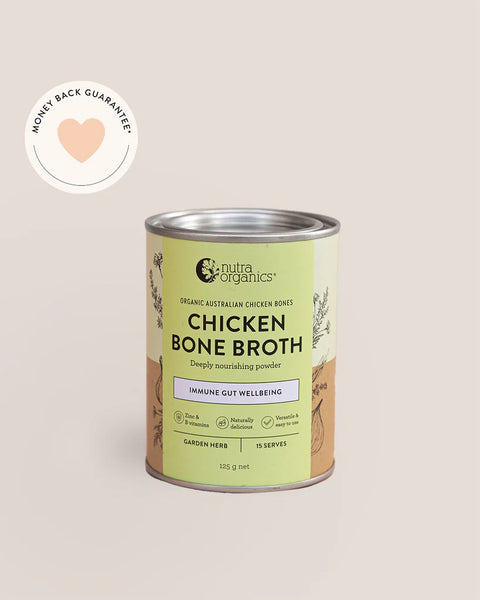 Nutraorganics- Chicken Bone Broth Garden Herb 100g