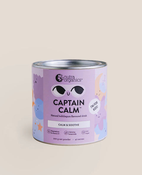 Nutraorganics - Captain Calm Bubblegum 125g